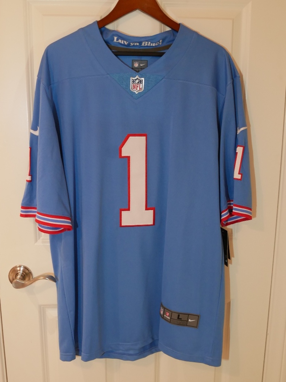 Nike Men's Cam Ward 'Luv Ya Blue!' NFL Jersey NWT~